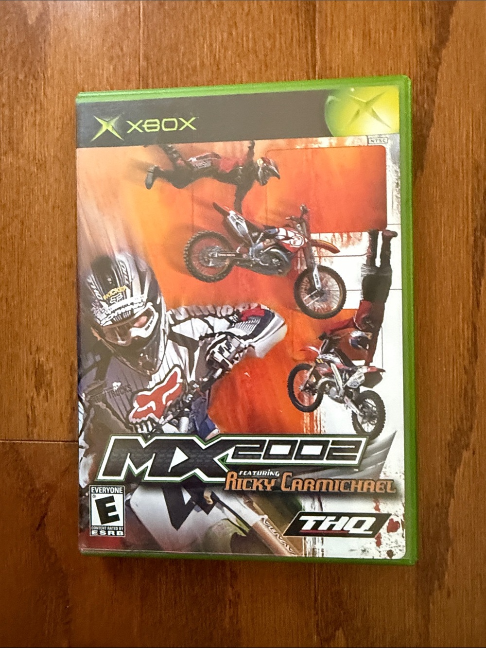 MX 2002 Featuring Ricky Carmichael Original Xbox Motocross Game